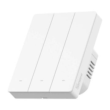 Sonoff SONOFF M5-3C-80W WiFi Matter pametno stensko stikalo (3-kanalno)