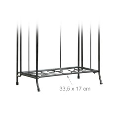 UNBRANDED Stojalo za rože Metal 2 Polici 