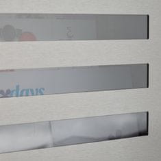 UNBRANDED Poštni nabiralnik iz nerjavečega jekla 