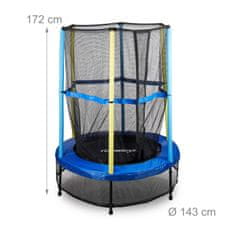 UNBRANDED Otroški trampolin z varnostno mrežo 
