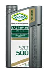 YACCO VX 500 SAE 10W40 olje, 2 L (S.T.)