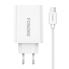 Foneng Mrežni polnilnik Foneng EU43 10,5 W, 1x USB + kabel USB Micro