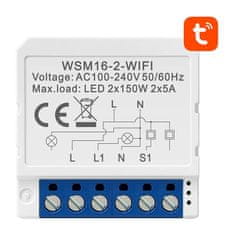 Avatto AVATTO WSM16-W2 Wi-Fi 2-kanalni Tuya rele