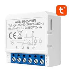 Avatto AVATTO WSM16-W2 Wi-Fi 2-kanalni Tuya rele