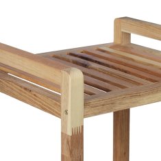 UNBRANDED Kopalniški regal s koleščki Wood 
