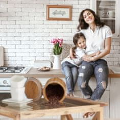 UNBRANDED Kuhinjski voziček iz oreha 