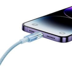 BASEUS Baseus Explorer USB-Lightning hitri polnilni kabel 2,4 A, 1 m (modra)