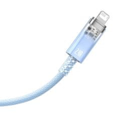 BASEUS Baseus Explorer USB-Lightning hitri polnilni kabel 2,4 A, 1 m (modra)