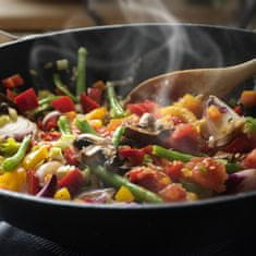 UNBRANDED Wok ponev s pokrovom 30 cm 
