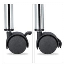 UNBRANDED Kovinski servirni voziček s 3 policami 