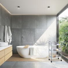 UNBRANDED Kovinski servirni voziček s 3 policami 