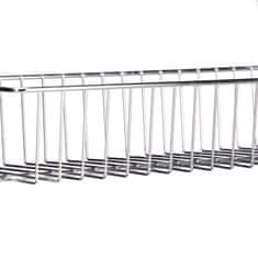UNBRANDED Viseča polica krom 