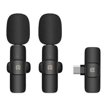 Puluz Brezžični mikrofon Puluz PU3151B Lavalier tip C