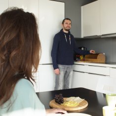 UNBRANDED Velika košara za kruh iz bambusa 