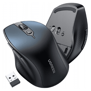 Ugreen BREZŽIČNA MIŠKA UGREEN MU101 2.4G+BT (MODRA)
