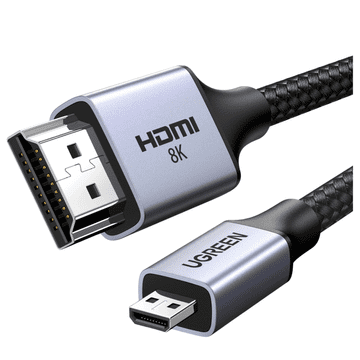 Ugreen UGREEN HDMI KABEL MICRO HDMI ZA PRENOSNIK MONITOR PROJEKTOR 8K UHD 1M