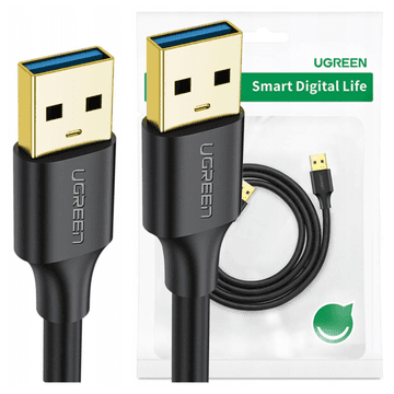Ugreen UGREEN USB 3.0 A-A KABEL 0,5M ZA RAČUNALNIK IN PRENOSNIK Z USB 3.0 Z VISOKO HITROSTJO