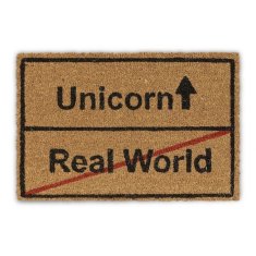 UNBRANDED Predpražnik iz kokosovih vlaken Unicorn/Real World 