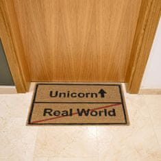 UNBRANDED Predpražnik iz kokosovih vlaken Unicorn/Real World 