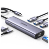 UGREEN HUB USB-C ADAPTER NA USB A HDMI RJ45 PD VEČFUNKCIJSKI PRETVORNIK 6V1