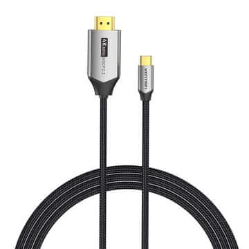 Vention USB-C kabel za HDMI 2.0 Vention CRBBF 1 m, 4K 60 Hz (črn)