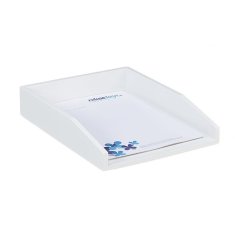 UNBRANDED Držalo za dokumente v bambus beli barvi 