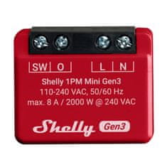 Shelly Krmilnik Shelly 1PM Mini Gen3 WiFi/Bluetooth