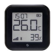 Shelly WiFi senzor temperature in vlažnosti Shelly H&amp;T Gen3 (črn)