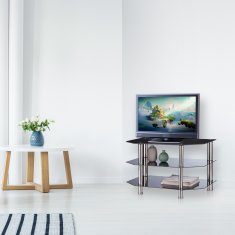 UNBRANDED TV mizica Black Glass 