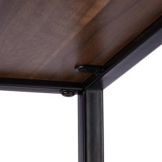 UNBRANDED Kvadratni talni regal s 3 policami 