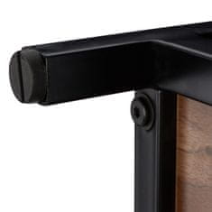 UNBRANDED Kvadratni talni regal s 3 policami 
