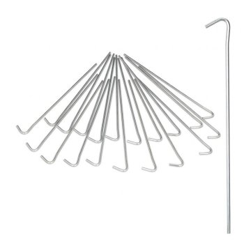 UNBRANDED Klini za šotor Steel set 20 kom