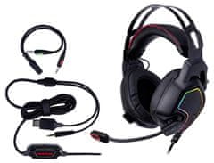 Tracer Gamezone Raptor V2 slušalke, RGB (TRASLU46464)