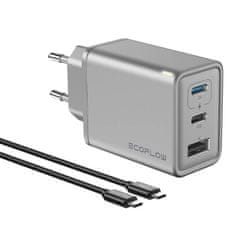 EcoFlow EcoFlow GaN RAPID omrežni polnilnik, 65 W