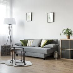 UNBRANDED Komplet steklenih klubskih mizic 2 