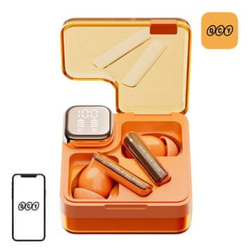 QCY Slušalke TWS QCY MeloBuds Neo T31 (oranžne)