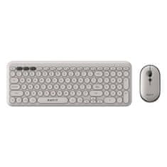 Havit Havit KB254GCM 2-v-1 brezžični igralni komplet: tipkovnica + miška (siva) (QWERTY)
