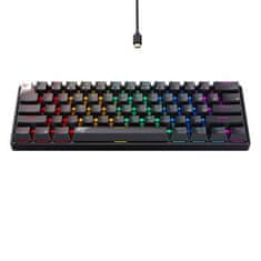 Havit Havit KB903L žična mehanska/igralna RGB tipkovnica (črna) (QWERTY)