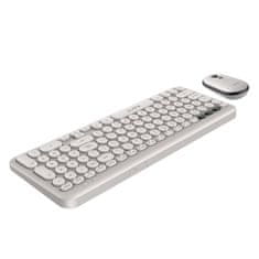 Havit Havit KB254GCM 2-v-1 brezžični igralni komplet: tipkovnica + miška (siva) (QWERTY)