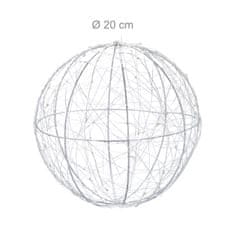 UNBRANDED LED okrasna krogla 20 cm 