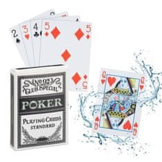 UNBRANDED Vodotesne plastične poker karte 