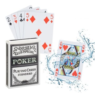 UNBRANDED Vodotesne plastične poker karte
