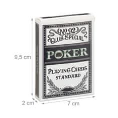 UNBRANDED Vodotesne plastične poker karte 