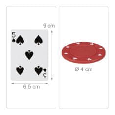 UNBRANDED Velik set za poker 