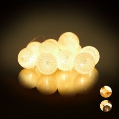 UNBRANDED LED svetlobna veriga z 10 kroglicami 