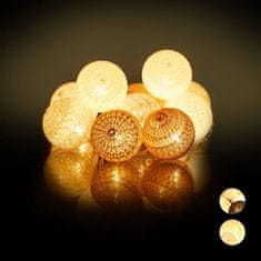 UNBRANDED LED svetlobna veriga z 10 kroglicami 