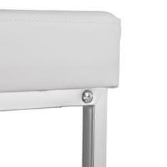 UNBRANDED Beli stolček s predalom 