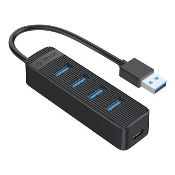 Orico Adapter Hub Orico TWU3 USB do 4x USB 3.0 (črn)