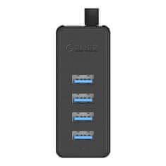 Orico Adapter Hub Orico W5P-030 USB do 4x USB 3.0 (črn)