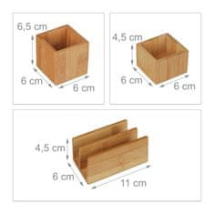 UNBRANDED Namizni organizacijski set iz 4 delov 